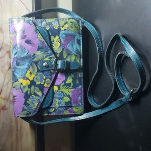 Patricia Nash - Deep Blue Nature Crossbody Bag; Gorgeous!